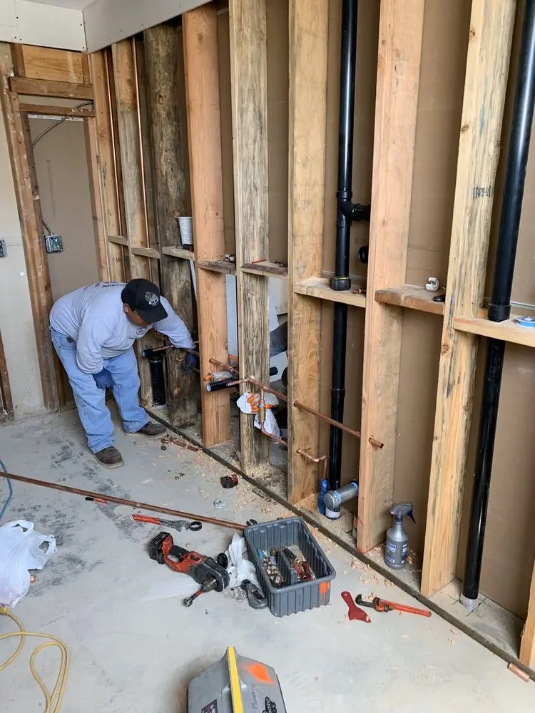 Commercial rough-in plumbing for Trenchless Sewer Repair in Haw River